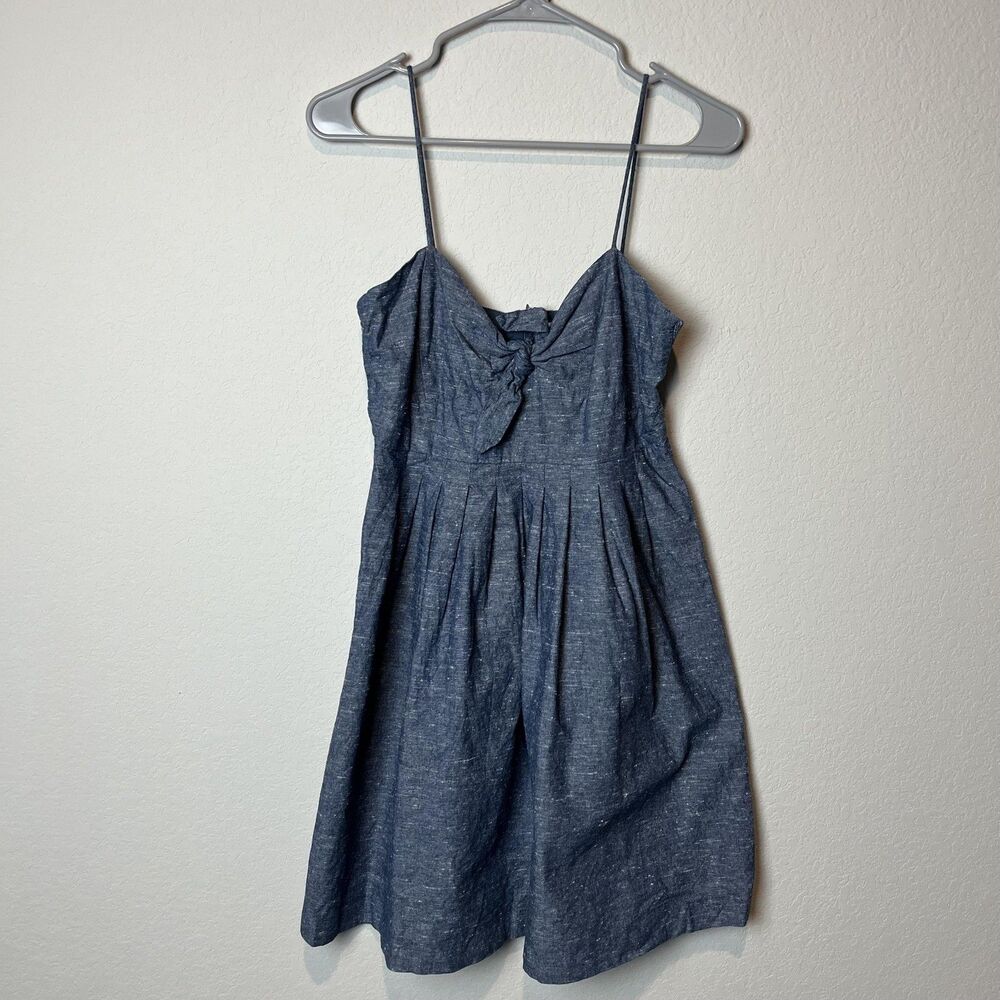 Madewell Blue Chambray Mini Dress